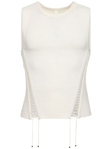 Débardeur En Coton Stretch Picot - DION LEE - Modalova