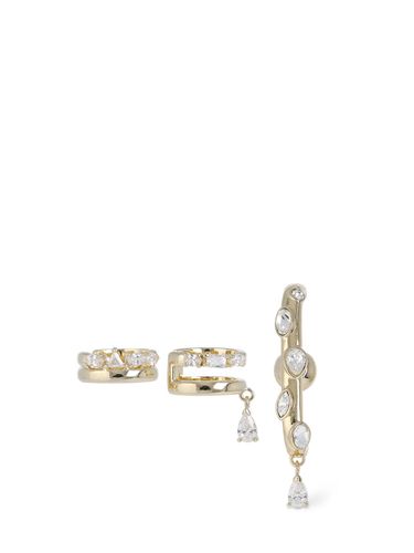 Lot De 3 Boucles D'oreilles En Dextra - SWAROVSKI - Modalova