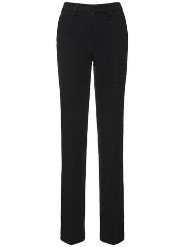 Pantalon Droit En Tweed Bouclé - ALESSANDRA RICH - Modalova