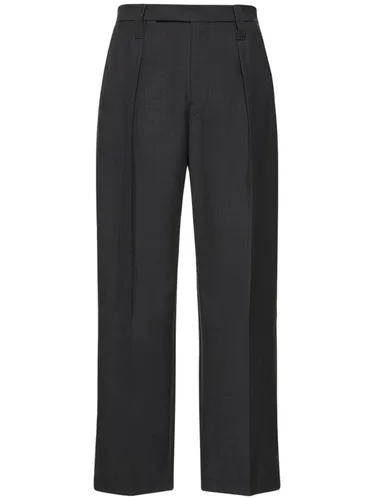 Pantalon Plissé En Laine Mélangée - LEMAIRE - Modalova