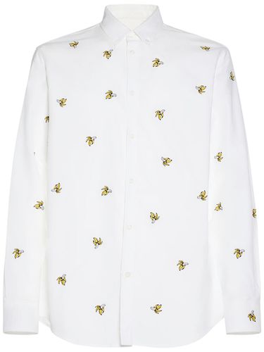 Chemise Relaxed Fit En Coton Brodé - DSQUARED2 - Modalova