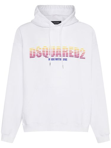 Sweat-shirt En Jersey De Coton À Logo - DSQUARED2 - Modalova