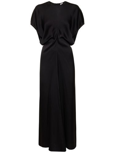 Robe Mi-longue En Satin - TOTEME - Modalova