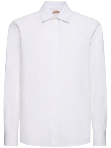 Chemise En Coton À Manches Longues - VALENTINO - Modalova