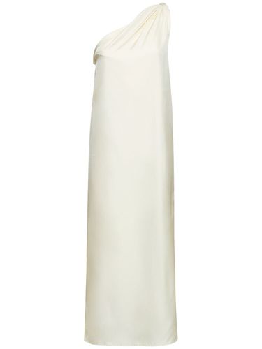 Robe Midi Asymétrique En Soie Adela - LOULOU STUDIO - Modalova