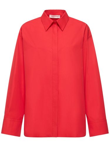 Chemise En Popeline De Coton - VALENTINO - Modalova