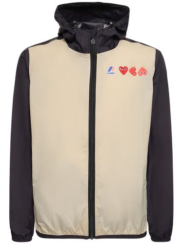 Veste Zippée En Nylon À Capuche - COMME DES GARÇONS PLAY - Modalova