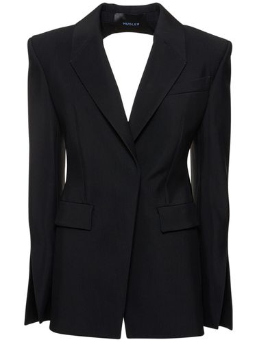 Veste En Laine Et Viscose Fluide Épaisse - MUGLER - Modalova