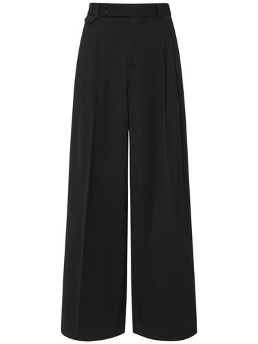 Pantalon Ample En Laine À Plis - DOLCE & GABBANA - Modalova