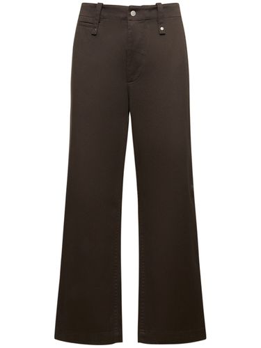 Pantalon Droit En Coton - BURBERRY - Modalova