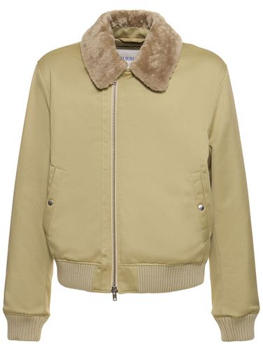 Veste Bomber Zippée - BURBERRY - Modalova