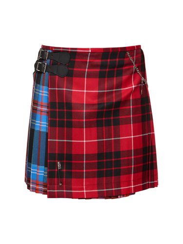 Lvr Exclusive - Kilt Court En Laine Tartan - CHARLES JEFFREY LOVERBOY - Modalova