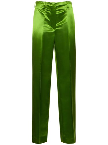 Pantalon Droit En Satin De Viscose - TORY BURCH - Modalova