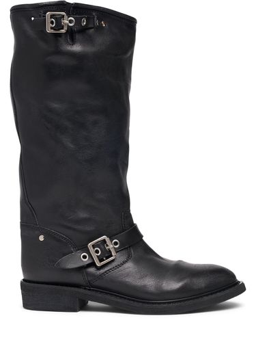 Bottes Hautes En Cuir Biker 30 Mm - GOLDEN GOOSE - Modalova