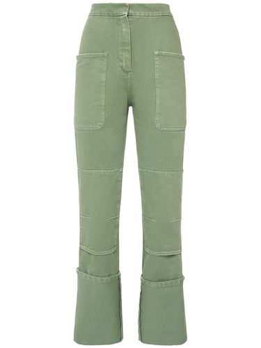 Pantalon En Drill De Coton Taille Haute Facella - MAX MARA - Modalova