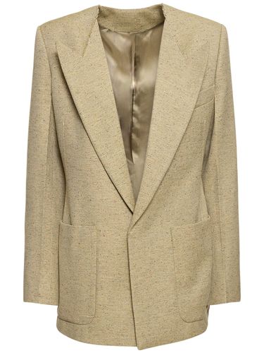 Veste Sans Col En Viscose À Boutonnage Simple - VICTORIA BECKHAM - Modalova