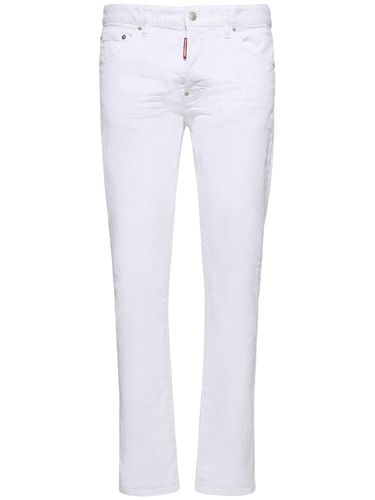 Jean Cool Guy White Bull En Denim De Coton - DSQUARED2 - Modalova