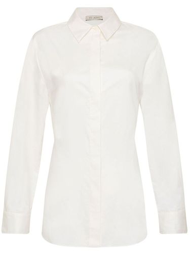 Chemise Manches Longues En Coton À Dos Nu - ST.AGNI - Modalova