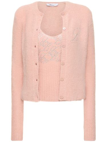 Haut & Cardigan En Maille D'alpaga Mélangé - BLUMARINE - Modalova