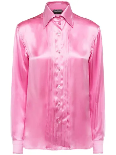 Chemise En Soie Charmeuse Fluide - TOM FORD - Modalova