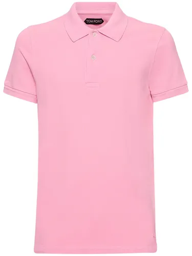 Polo En Piqué De Coton Tennis - TOM FORD - Modalova