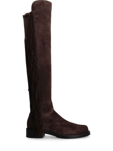 Bottes En Daim Bold 50 Mm - STUART WEITZMAN - Modalova