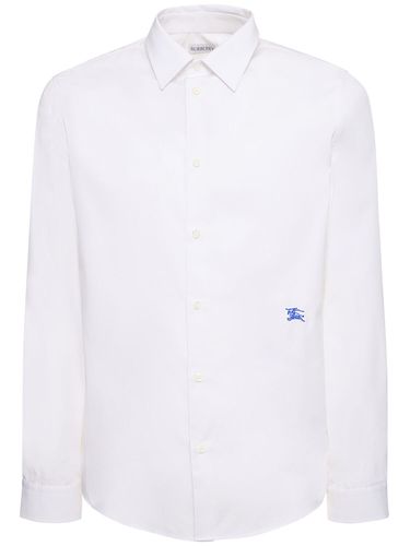 Chemise En Coton À Logo - BURBERRY - Modalova