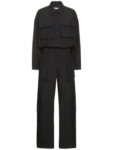 Combinaison Cargo Boutonnée En Coton Mélangé - ALEXANDER WANG - Modalova