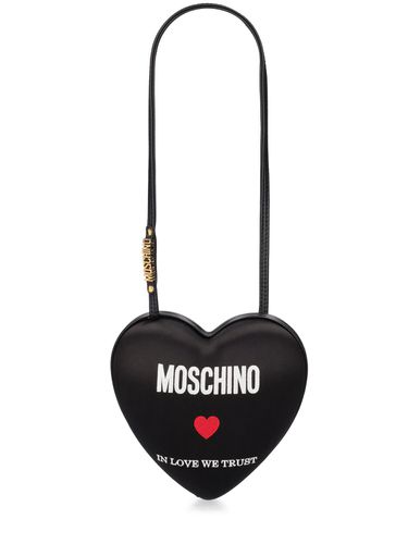 Sac En Satin Heartbeat - MOSCHINO - Modalova