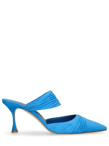 Mules En Daim Circeamu 70 Mm - MANOLO BLAHNIK - Modalova