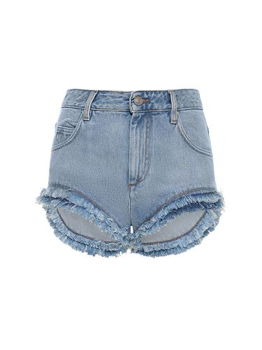 Short En Denim De Coton À Franges Eneidao - ISABEL MARANT - Modalova