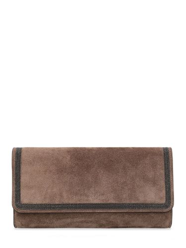 Pochette En Cuir Souple Embelli - BRUNELLO CUCINELLI - Modalova