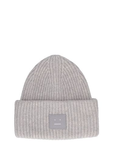 Bonnet En Laine Pansie Face - ACNE STUDIOS - Modalova