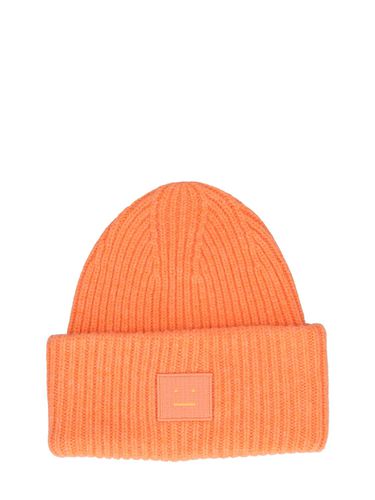 Bonnet En Laine Pansie Face - ACNE STUDIOS - Modalova