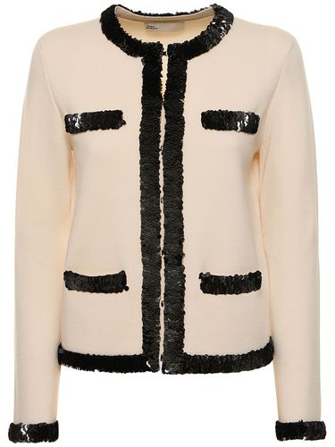 Veste En Laine Embellie Kendra - TORY BURCH - Modalova