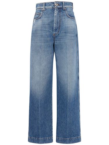 Jean Ample En Denim Taille Mi-haute Conio - SPORTMAX - Modalova