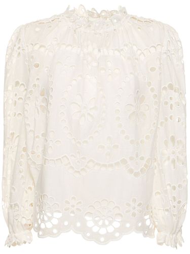 Chemise En Coton Brodé Lexi - ZIMMERMANN - Modalova