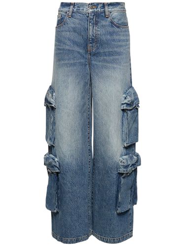 Jean Cargo Ample En Denim De Coton - AMIRI - Modalova