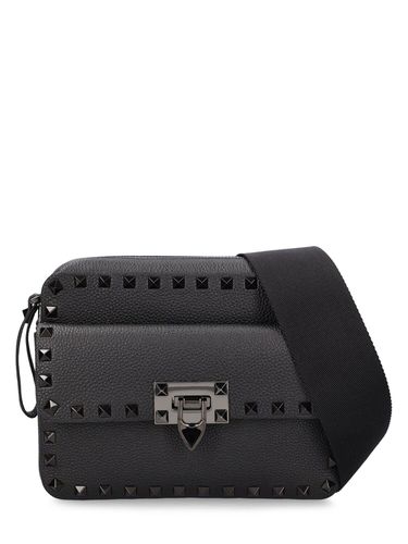 Sac Bandoulière En Cuir Grainé Rockstud - VALENTINO GARAVANI - Modalova