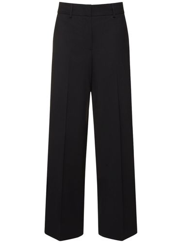 Pantalon En Laine Stretch - MSGM - Modalova