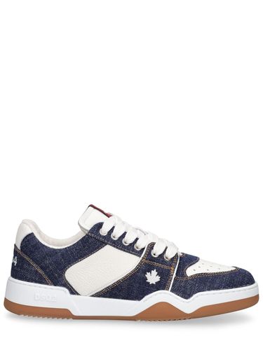 Baskets En Denim Spiker - DSQUARED2 - Modalova