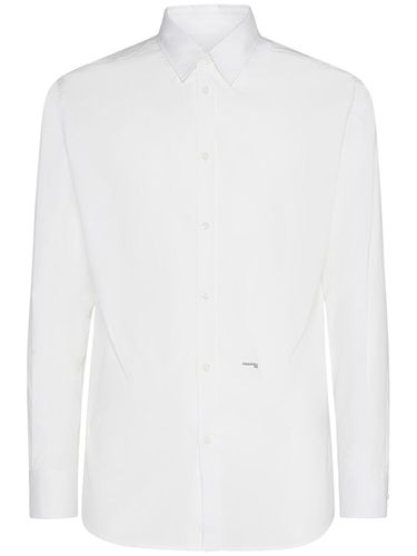 Chemise Dan Relaxed En Coton Ceresio - DSQUARED2 - Modalova