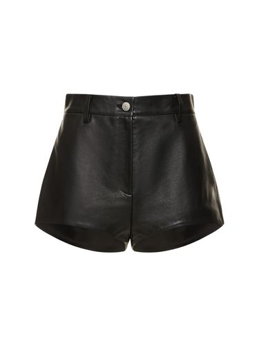 Short Taille Haute En Cuir - MAGDA BUTRYM - Modalova