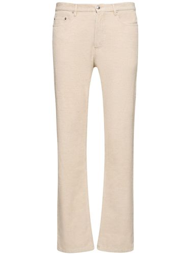 Pantalon Côtelé En Coton Et Lin - A.P.C. - Modalova