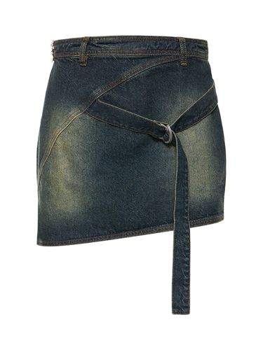 Jupe Courte En Denim De Coton Avec D-ring - CANNARI CONCEPT - Modalova