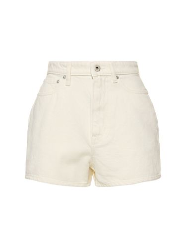 Short En Denim De Coton - KENZO PARIS - Modalova