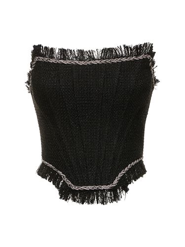 Bustier En Bouclé - GIUSEPPE DI MORABITO - Modalova