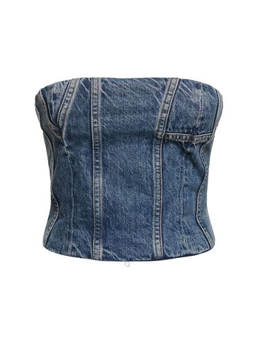 Bustier En Denim - AMIRI - Modalova