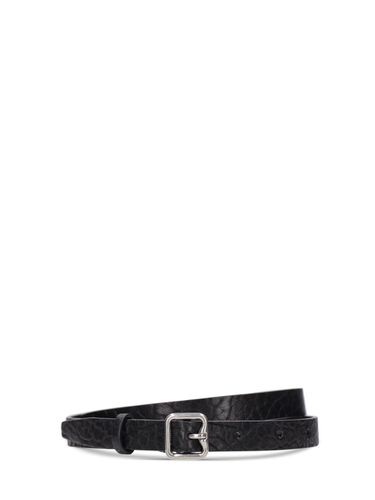 Ceinture En Cuir Avec Boucle B Lb 15 Mm - BURBERRY - Modalova