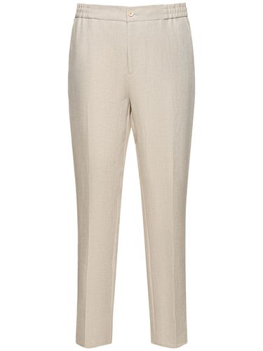 Pantalon Droit En Lin - ETRO - Modalova